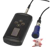 Pig Back Fat Measure Tester, Veterinary Backfat Thickness Meter With 1.3-inch LCD Display Screen, 4~45mm Measuring Range, for Home Farm