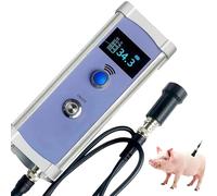 Pig Back Fat Measure Tester, Veterinary Backfat Thickness Meterwith 1.3 Inch LCD Display, 4-40mm Measurement Range & 3-Layer Thickness Measurement, for Livestock Farms