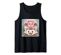 Pig Bat Kawaii Pastel Goth Creepy Cute Skeleton Tank Top