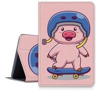Pig Bike Case for 8.3 inch Apple iPad Mini 6 2021Release (6th Generation), Shockproof PU Leather Folding Adjustable Stand Case with Auto Sleep/Wake for ipad Mini 6