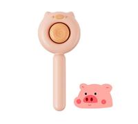 Pig Cat Brush for Short or Long Haired Cats Dogs Rabbits, Cute Dog Brush with Release Button for Massage and Removes Loose Fur, Dog Hair Brush Dog Grooming Deshedding Brush