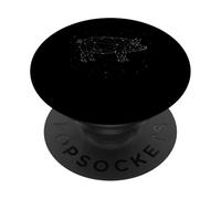 Pig Constellation Farm Animal Line Art Geometric PopSockets Adhesive PopGrip