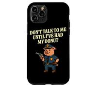 Pig Cop Donut Funny Police Officer Case for iPhone 11 Pro