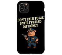 Pig Cop Donut Funny Police Officer Case for iPhone 11 Pro Max