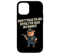 Pig Cop Donut Funny Police Officer Case for iPhone 12/12 Pro