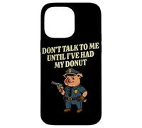 Pig Cop Donut Funny Police Officer Case for iPhone 14 Pro Max