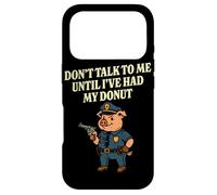 Pig Cop Donut Funny Police Officer Case for iPhone 17 Pro