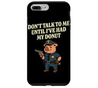 Pig Cop Donut Funny Police Officer Case for iPhone 7 Plus/8 Plus