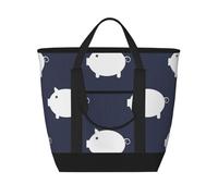 Pig Cute,Lunch Bags Large Capacity Insulated Tote Bag For Women Men Work Picnic Travel