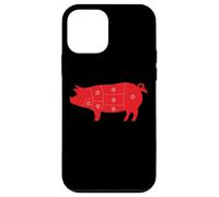 Pig Cuts Pork Chops Bacon Butt Butcher Costume Pigs Diagram Case for iPhone 12 mini