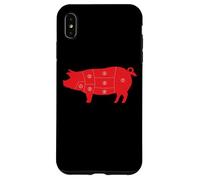 Pig Cuts Pork Chops Bacon Butt Butcher Costume Pigs Diagram Case for iPhone XS Max