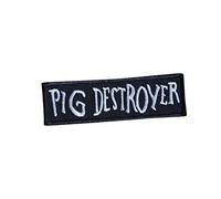 Pig Destroyer, Black Metal, Death Grindcore, Obituary, Unholy Grave, Blood, Driller Killer, Autopsy, Carcass, Noise1 Embroidered Iron on Applique Souvenir Accessory