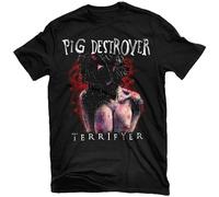 Pig Destroyer Terrifyer T-Shirt Black S-3XL Tee L Black L