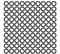 Pig Drinker Accessories Plastic Rings 100PCS Durable Washer for Poultry Feeding Waterer Installation Practical Necessary Parts