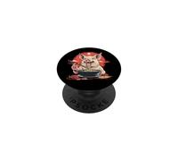 Pig Eating Ramen Noodles Kawaii Anime Artwork Ramen Lover PopSockets Adhesive PopGrip