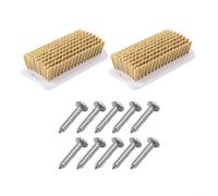 Pig Enrichment Set For Mini Pigs - 2 Self-Grooming Brushes Featuring Scratch Functionality To Enhance Environmental Interaction And Calmness