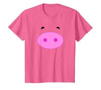 Pig Face, Funny Pink Pig Costume T-Shirt