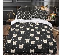 Pig Faces Duvet Cover 3D Print Super Soft 3 Piece Bed Set Zipper Closure Cartoon Animal Pattern Comforter Cover Durable Anti-allergic for Kids Adults Women Teens Youth Teenagers Single（135x200cm）