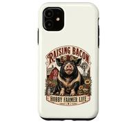 Pig Farmer Raising Bacon Hobby Farmer Life Funny Homesteader Case for iPhone 11