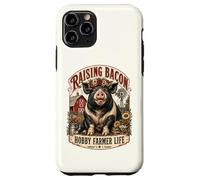 Pig Farmer Raising Bacon Hobby Farmer Life Funny Homesteader Case for iPhone 11 Pro