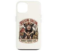 Pig Farmer Raising Bacon Hobby Farmer Life Funny Homesteader Case for iPhone 13