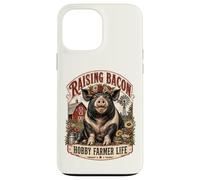 Pig Farmer Raising Bacon Hobby Farmer Life Funny Homesteader Case for iPhone 13 Pro Max