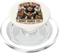 Pig Farmer Raising Bacon Hobby Farmer Life Funny Homesteader PopSockets PopGrip for MagSafe