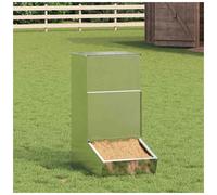 Pig Feeder Galvanised Steel 55x38x76cm Cold-Rolled Steel 20kg Weatherproof Mag.