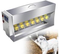 Pig Feeder Nipple, Stainless Steel Automatic Milk Feeding Machine with Constant Temperature and Automatic Stirring for Farms and Pastures