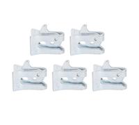 Pig Fence Gate Latch Thickened Galvanized Steel Plate Farm Gate Latch Secure and Easy to Use for Farrowing Bed and Nursery Bed 5 Sets Included (Wall Thickness 4.5mm)