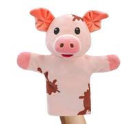 Pig Hand Puppet Cute Plush Stuffed Animal Toy 10 Inch
