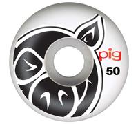 Pig Head Skateboard Wheels Natural 50mm