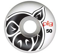 Pig Head Skateboard Wheels Natural 50mm