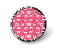 Pig Heart Pink Print Pins for Backpack - Enamel Pins Cute Jacket Coat Hat Bags Badge Pin, Funny Novelty Unique Button Pin Women Men Fashion Jewelry Accessories