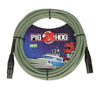 Pig Hog PHM20JGR Woven Mic Cable Jamaican Green