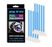 Pig Iron PIPP24 Pixel Polishers. Pro Sensor Cleaning Swab Kit for FULL FRAME Mirrorless and DSLR Cameras. Pack of TEN 24mm Camera Sensor Swabs.