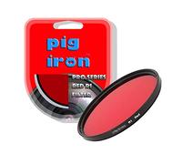 Pig Iron Red R1 Pro Filter. Contrast Booster for Black and White Photography. Special Effects Camera Lens Filter. (46mm)