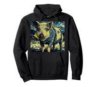 Pig Lovers, Farm Life, Van Gogh Starry Night, Homesteading Pullover Hoodie