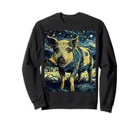 Pig Lovers, Farm Life, Van Gogh Starry Night, Homesteading Sweatshirt