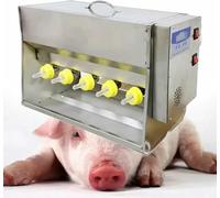 Pig Milk Feeder | Stainless Steel Automatic Constant Temperature Piglet Milk Feeder | Double-Sided Milk Dispenser | for Multiple Piglet Teats