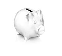 Pig Money Box - Silver Plated