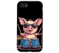 Pig on Drums Dropping the Ultimate Beat Costume Case for iPhone SE (2020) / 7 / 8