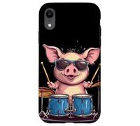 Pig on Drums Dropping the Ultimate Beat Costume Case for iPhone XR