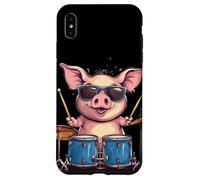 Pig on Drums Dropping the Ultimate Beat Costume Case for iPhone XS Max