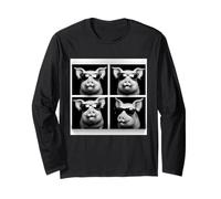Pig Photo Booth Passport Photo Posen Farmer Culture Long Sleeve T-Shirt