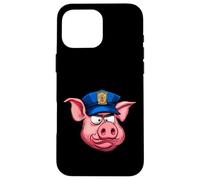 Pig Police Officer Case for iPhone 16 Pro Max