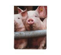 Pig, PU Leather Laptop Sleeve, Notebook Bag Laptop Case Sleeve Tablet Briefcase