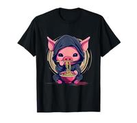Pig Ramen Kawaii Ninja Pig Noodle Art Anime Japanese Noodles T-Shirt