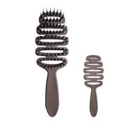 pig rowing brush -Bristade, dismantling thick hair, hair brushes for women pine cones, boar bristles, comb, hair care comb, massage,
