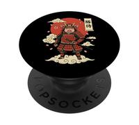 Pig Samurai Japanese Warrior PopSockets Adhesive PopGrip